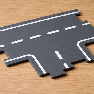 Phụ kiện đường gỗ Lidl Playtive tương thích – Ngã ba chữ T + đoạn thẳng ngắn