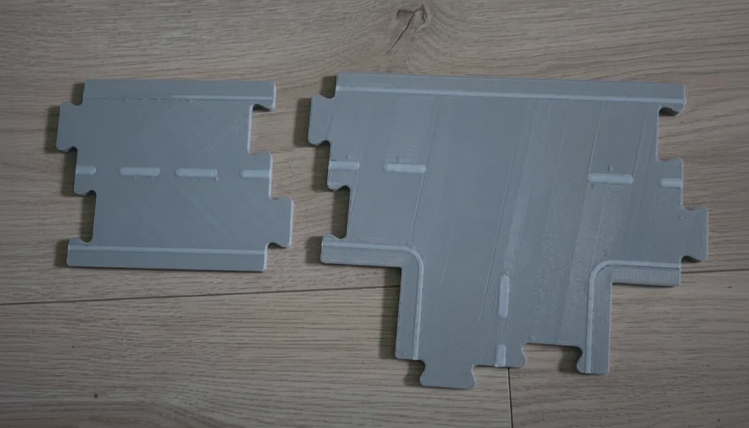 Phụ kiện đường gỗ Lidl Playtive tương thích – Ngã ba chữ T + đoạn thẳng ngắn - Image 2