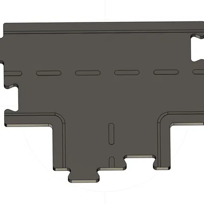 Phụ kiện đường gỗ Lidl Playtive tương thích – Ngã ba chữ T + đoạn thẳng ngắn