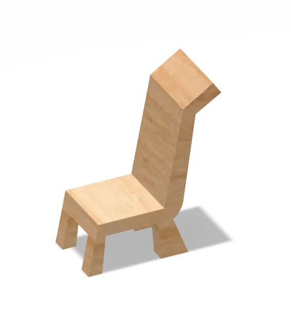 Chair Test Model – STL miễn phí để in 3D - Image 1