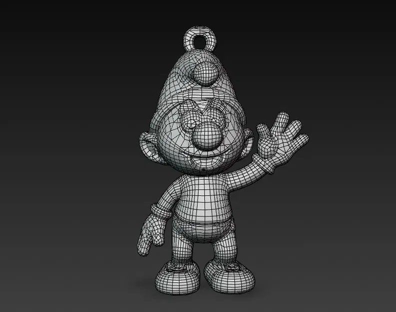 Đồ trang trí Giáng Sinh Smurf – Nhân vật vẫy tay - Image 2