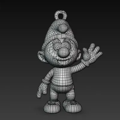 Đồ trang trí Giáng Sinh Smurf – Nhân vật vẫy tay