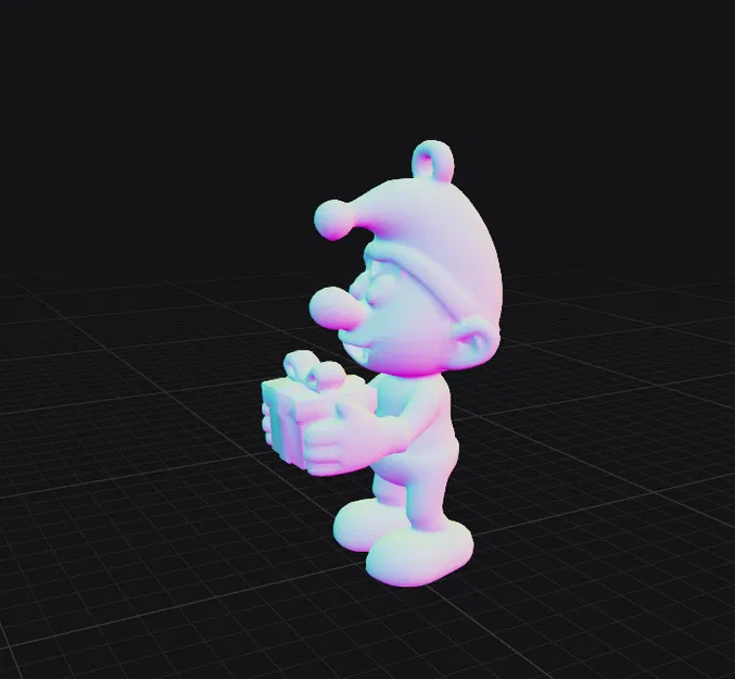 Đồ trang trí Giáng Sinh Smurf – Nhân vật vẫy tay - Image 4