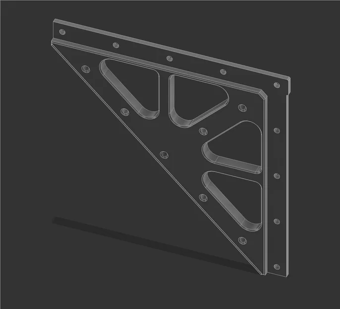 Ke góc gia cố cho tủ ngăn kéo rẻ tiền (cheap dresser corner brace) - Image 2