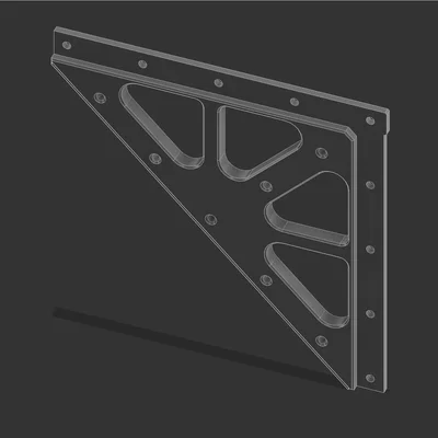Ke góc gia cố cho tủ ngăn kéo rẻ tiền (cheap dresser corner brace)
