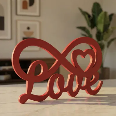 Bảng Chữ Infinity Love – Quà Tặng Valentine