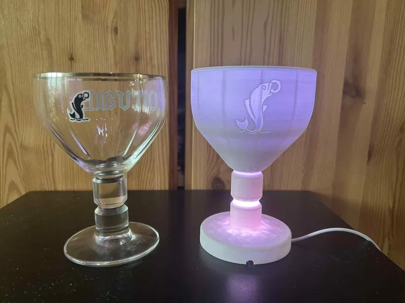 Đèn Ly Orval (Lampe Verre Orval / Glass Lamp) - Image 2