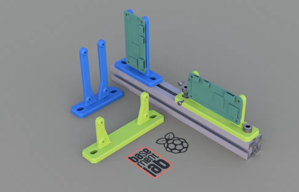 Giá đỡ Raspberry Pi Zero W Mount Bracket Stand Alone / Cluster - Image 1