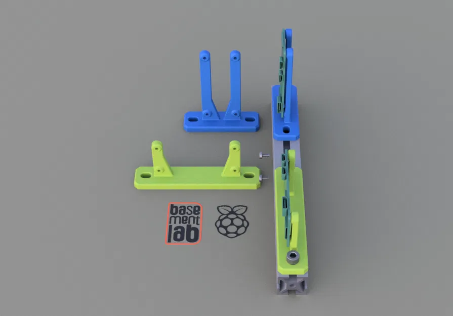 Giá đỡ Raspberry Pi Zero W Mount Bracket Stand Alone / Cluster - Image 3