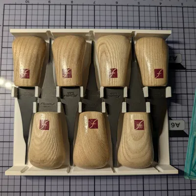 Giá đỡ Flexcut micro gauge (holder) cho 7 gauges