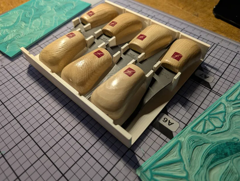 Giá đỡ Flexcut micro gauge (holder) cho 7 gauges - Image 2