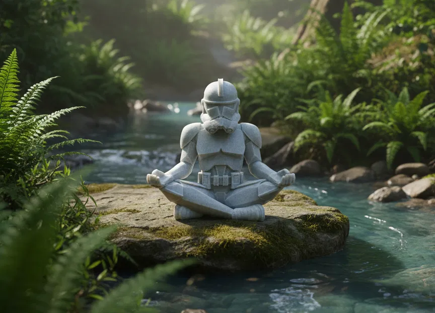 CT-Echo of War – Clone Trooper Ngồi Thiền - Image 1