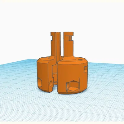 REMIX - Anycubic Vyper - Adapter cho nâng cấp V6 E3D v.1.0