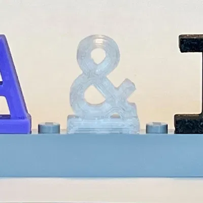 Chữ cái & chữ số tương thích LEGO