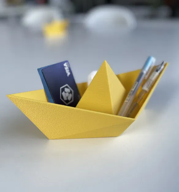 BOLINA – Thuyền giấy 3D in làm khay đựng nhỏ (container/empty pockets) - Image 4