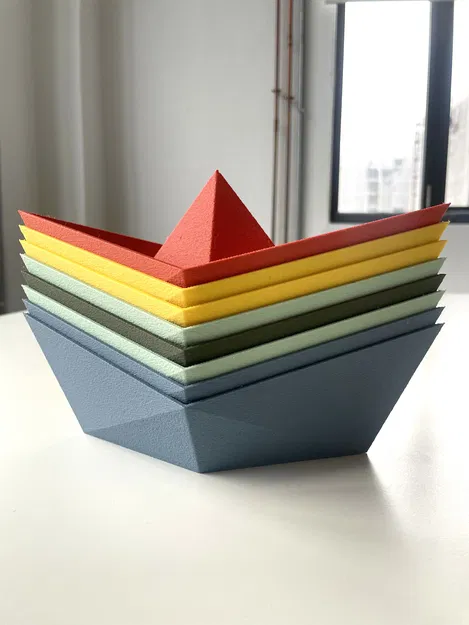 BOLINA – Thuyền giấy 3D in làm khay đựng nhỏ (container/empty pockets) - Image 6