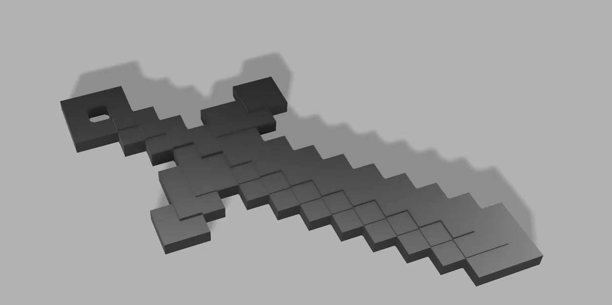 Móc khóa Kiếm Minecraft (Minecraft Sword) - Image 1