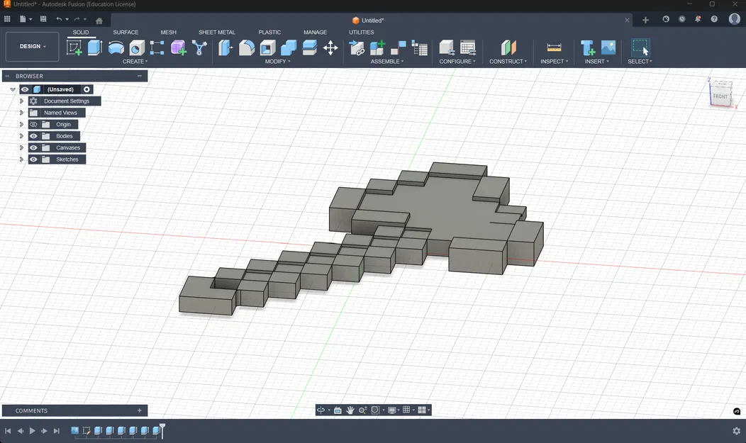 Móc khóa rìu Minecraft (Minecraft Axe) - Image 2