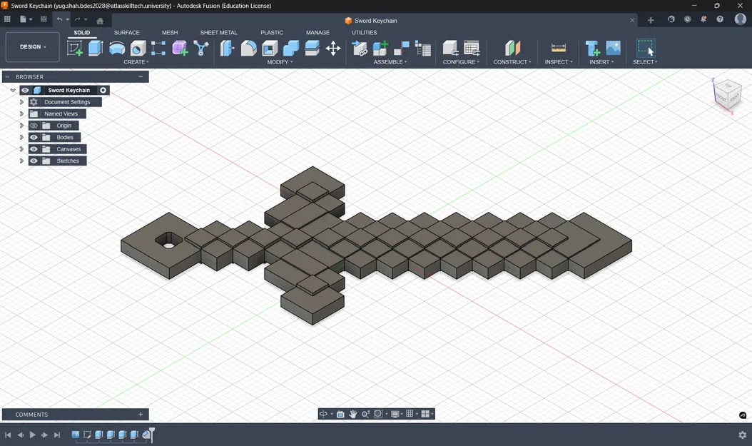 Móc khóa Kiếm Minecraft (Minecraft Sword) - Image 2
