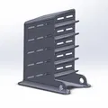 Kệ/khay Multi-Slot Power Bank Holder/Organizer (5 khe) in 3D - Thumbnail 1