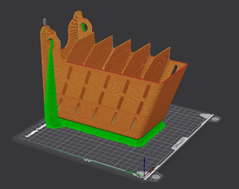 Kệ/khay Multi-Slot Power Bank Holder/Organizer (5 khe) in 3D - Image 4