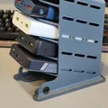 Kệ/khay Multi-Slot Power Bank Holder/Organizer (5 khe) in 3D - Thumbnail 6