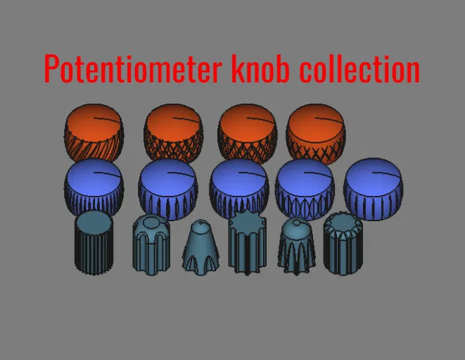 Bộ sưu tập núm vặn potentiometer - Image 2