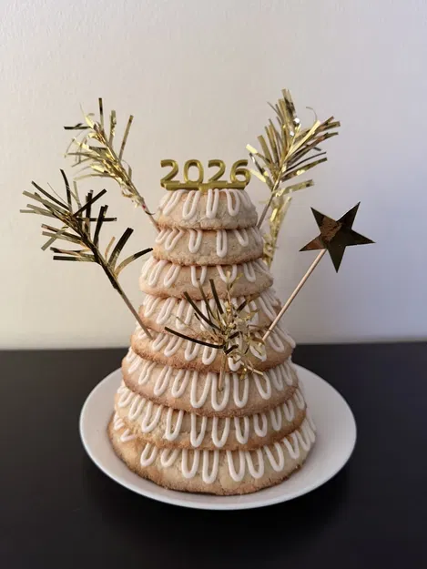 Trang trí bánh 2026 (Cake Decoration 2026) - Image 1