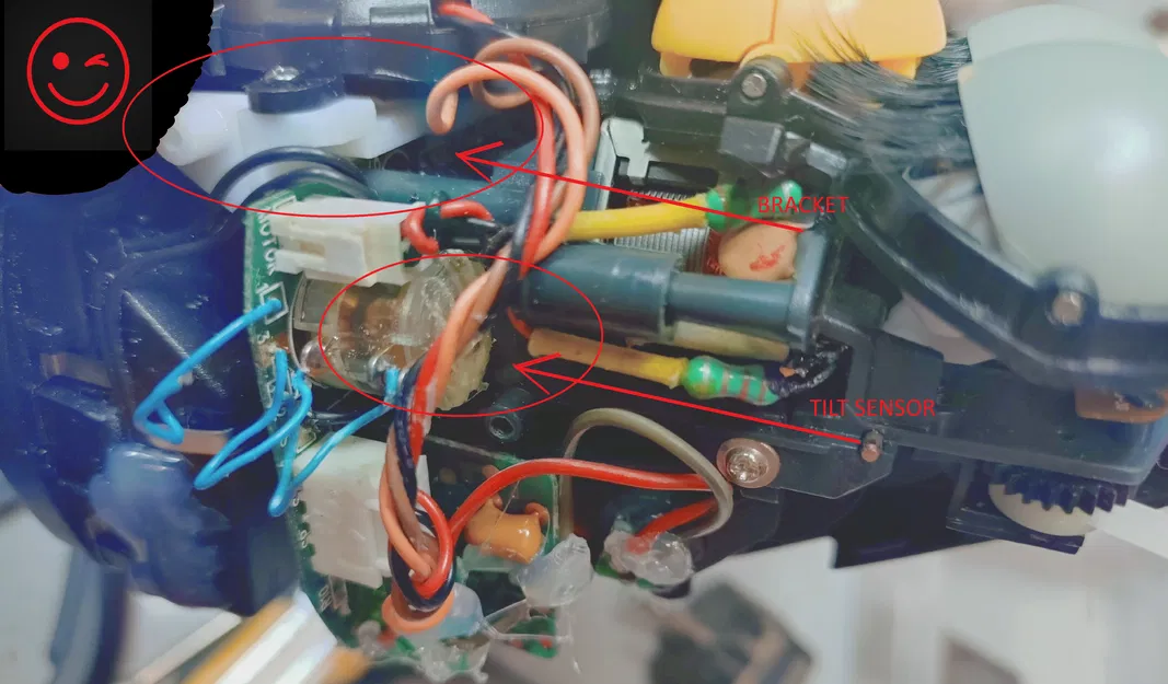 Phụ Tùng Furby – Nón Cảm Biến Nghiêng và Giá Đỡ - Image 2