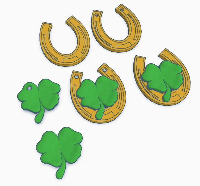 Bùa may mắn in nhanh (fast printed lucky charms, Glücksbringer) - Image 1