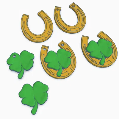 Bùa may mắn in nhanh (fast printed lucky charms, Glücksbringer)