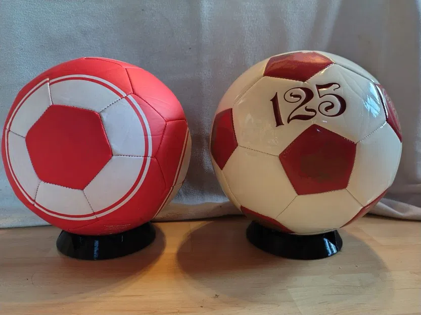 Kệ trưng bày bóng đá (Soccer ball display stand) - Image 1