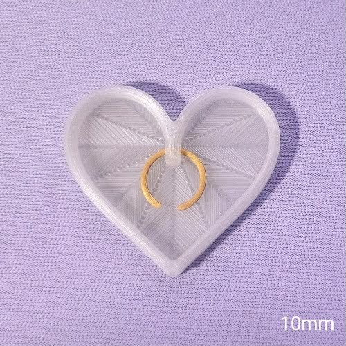 Piercing Ring Heart Display – Đế trưng bày nhẫn piercing hình tim - Image 1
