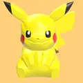 Tượng Pikachu Dễ Thương – 3D Print Dễ | Không Cần Supports - Thumbnail 1