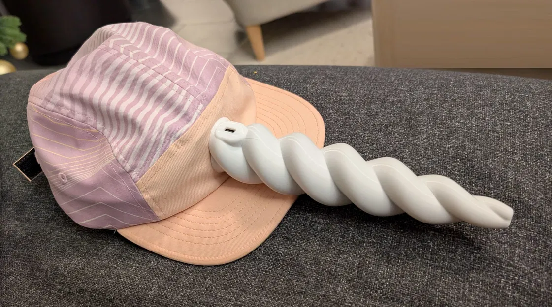 Nón gắn sừng kỳ lân LED (Neopixel) – LED Unicorn horn hat cap (Einhorn Hut) - Image 8