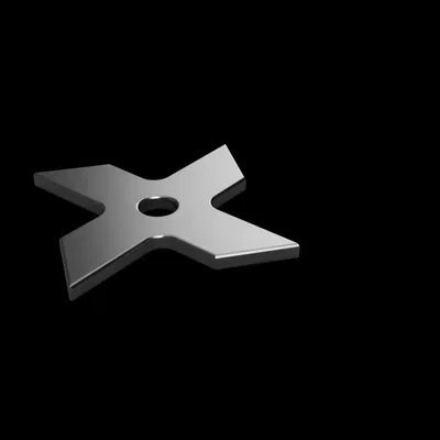 Ninja star 4 point V8 (Phi tiêu ninja 4 cánh V8)