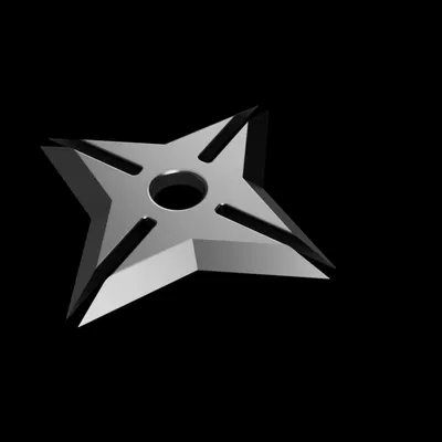 Ninja Star 4 Points V7 (Phi Tiêu Ninja 4 Cánh)