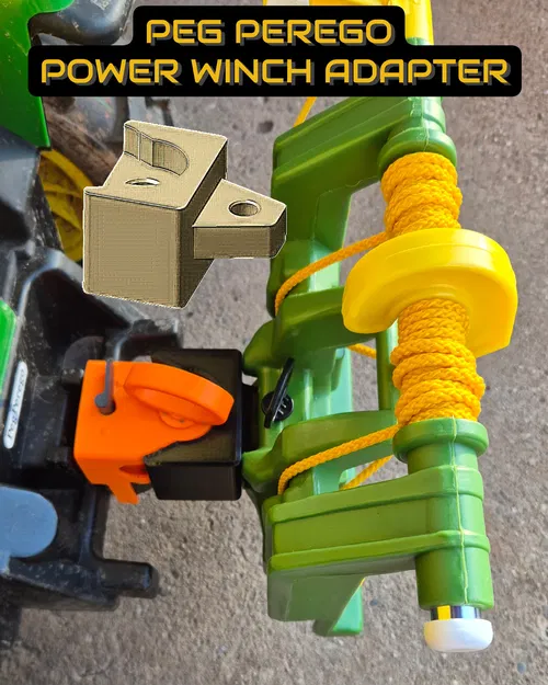 Adapter tời (winch) cho Peg Perego Ground Force Power Winch / Seilwinde - Image 1