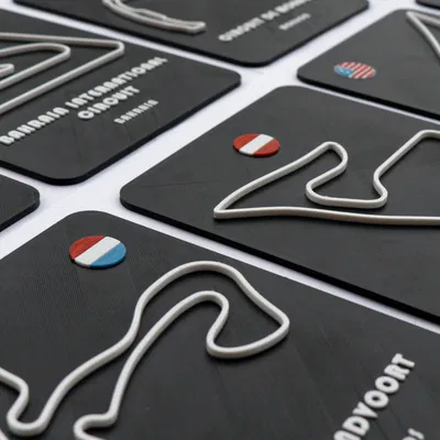 Các Đường Đua Formula 1 | Mẫu Trưng Bày In 3D