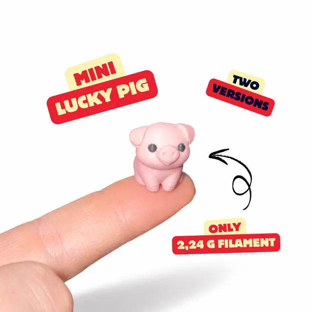 MINI LUCKY PIG – Quà Silvester/Năm Mới Hoàn Hảo (Silvesterparty) - Image 1