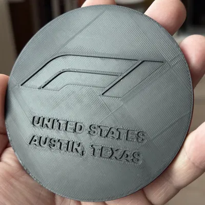 Lót Ly F1 Season 2026 Coaster – Bộ 24 Đường Đua (kèm holder)