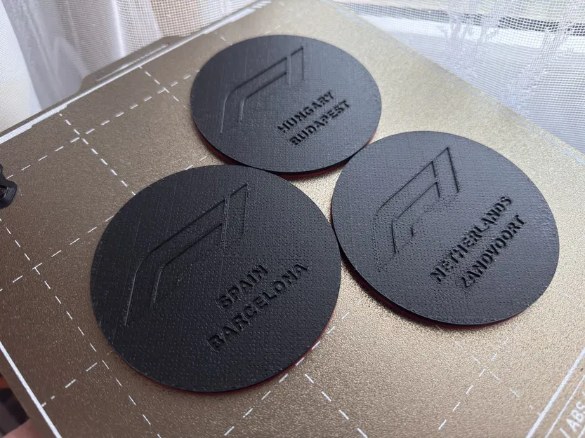 Lót Ly F1 Season 2026 Coaster – Bộ 24 Đường Đua (kèm holder) - Image 10