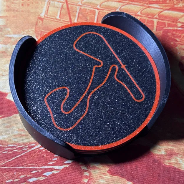 Lót Ly F1 Season 2026 Coaster – Bộ 24 Đường Đua (kèm holder) - Image 17