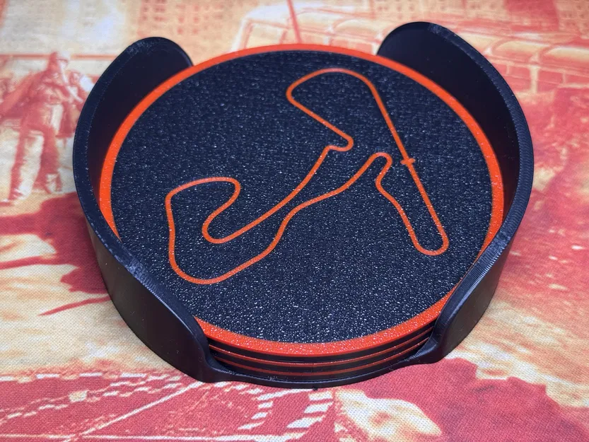 Lót Ly F1 Season 2026 Coaster – Bộ 24 Đường Đua (kèm holder) - Image 18