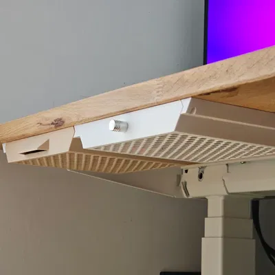 Ngăn kéo dưới bàn dùng vít MDF (hoặc vít khác có đầu vít to)