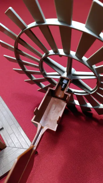 Trục thay thế cho cối xay gió Playmobil Western (Replacement shaft) - Image 4