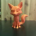 Cáo tinh nghịch (Mischievous Fox) – Mẫu STL trang trí - Thumbnail 5