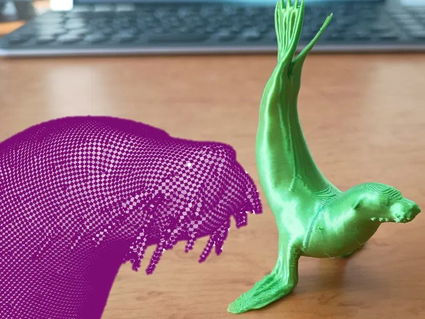 Hải cẩu - viền 3D - Image 1