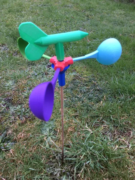 Wind thingy – cốc gió kèm mũi tên chỉ hướng - Image 1