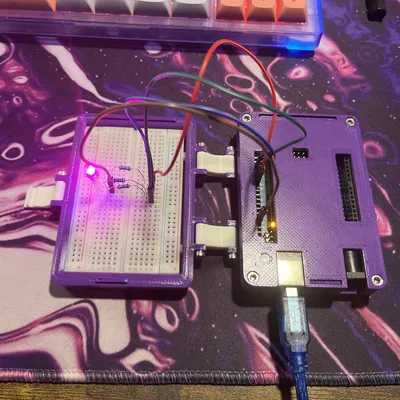 Vỏ Arduino Uno kèm khay gắn Breadboard (Insert)